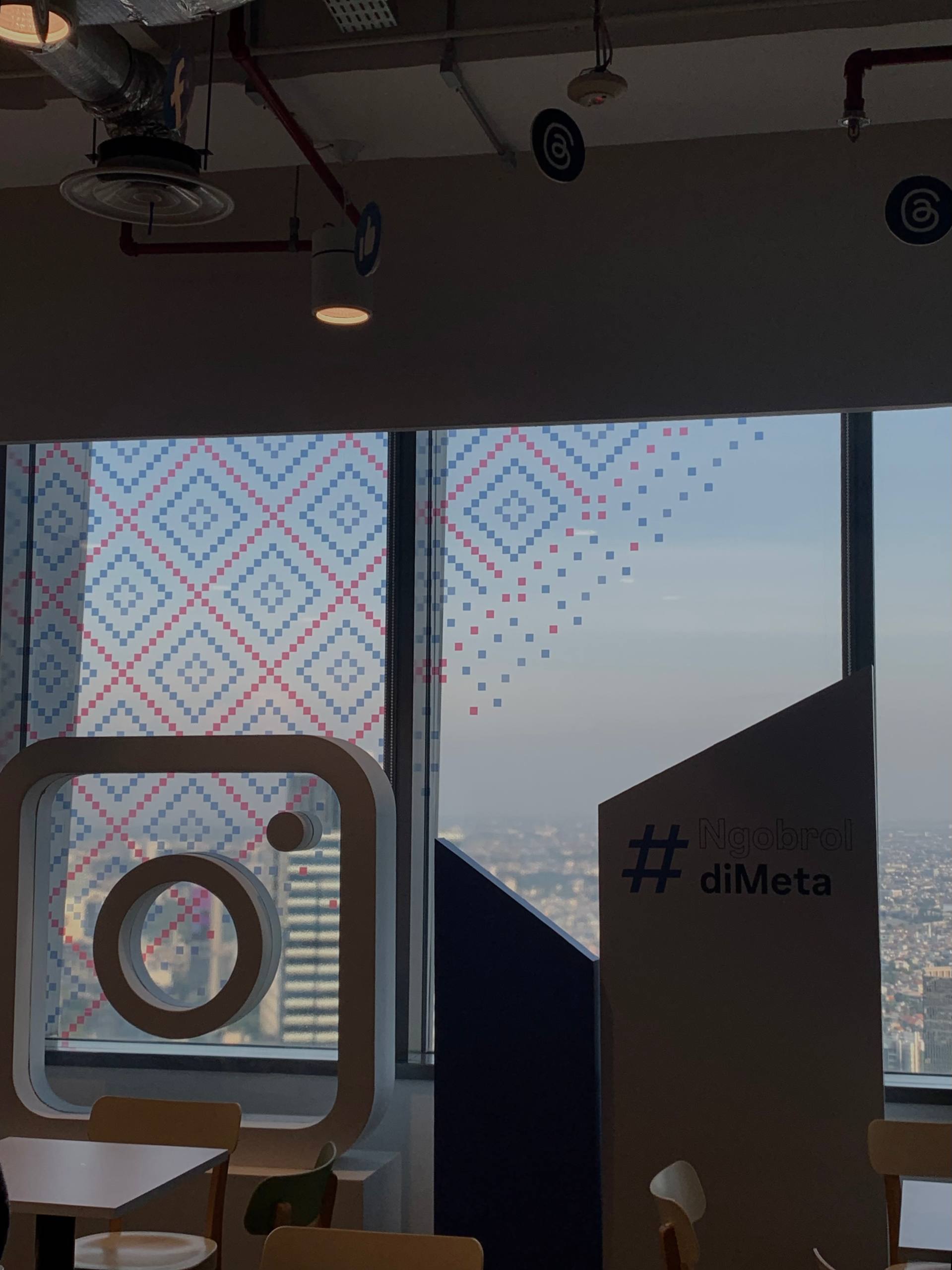 Instagram Logo at Meta HQ